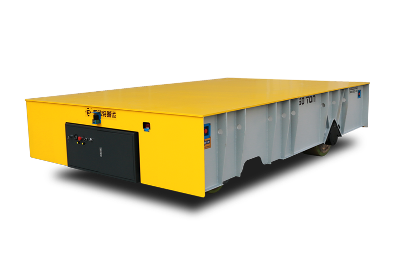 上海30噸無(wú)軌電動(dòng)平車交付成功